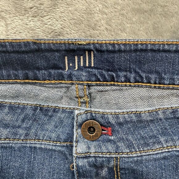 J.Jill Jeans Women’s 18 Blue Denim Straight Fit Slim Boyfriend Stretch Cotton - Picture 6 of 9